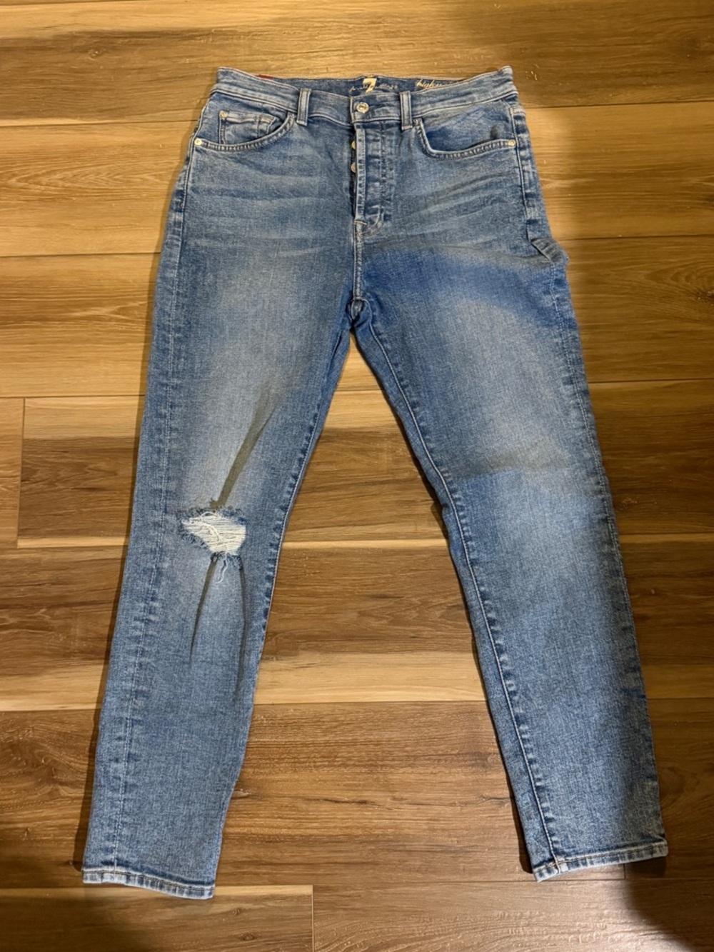 7 for all mankind jeans size 28. High waist Josephina